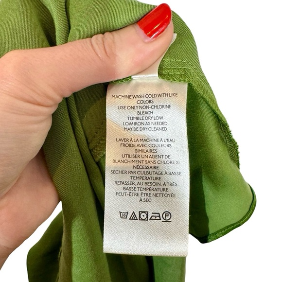 Free People Soa Tie One Shoulder Silky Maxi Dress Gown in Emerald Green - Picture 9 of 11